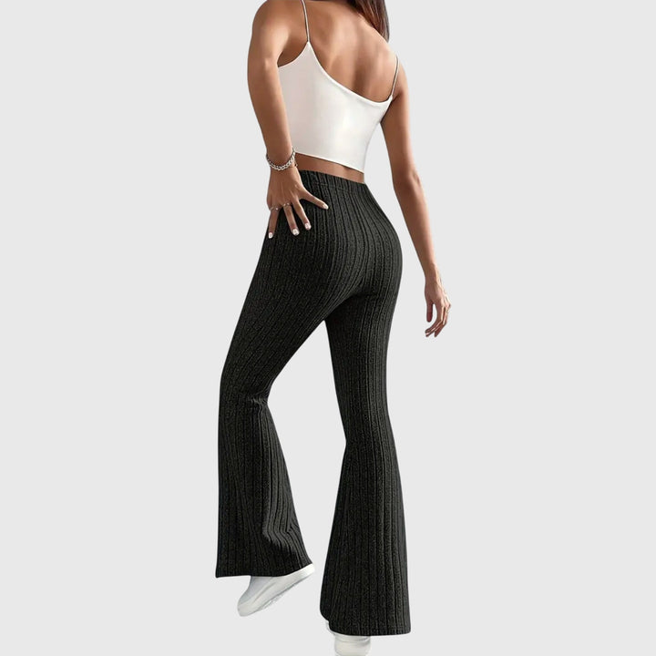 Rachel - Ribbed Flare Pants for Effortless Confidence
