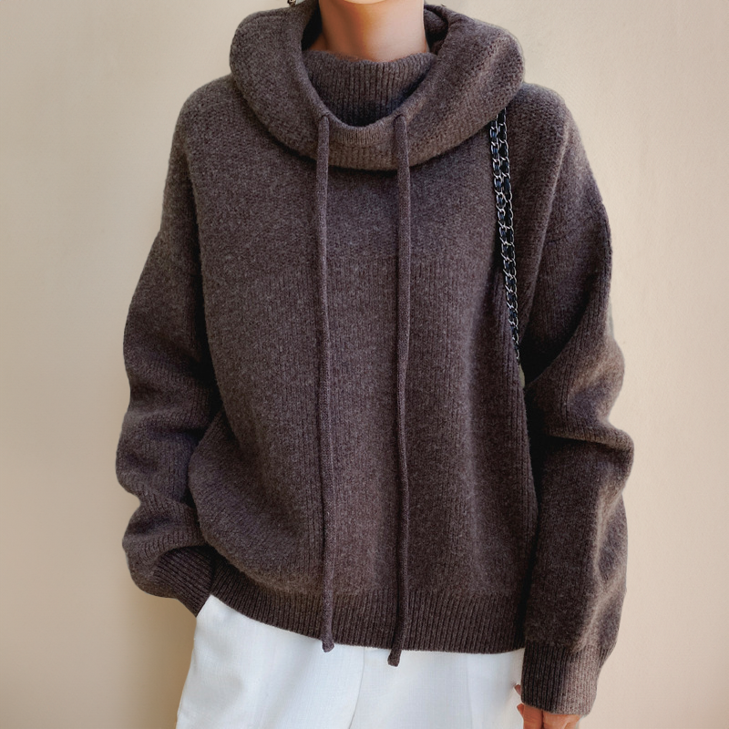 Mila - Soft Hooded Pullover for Effortless Comfort