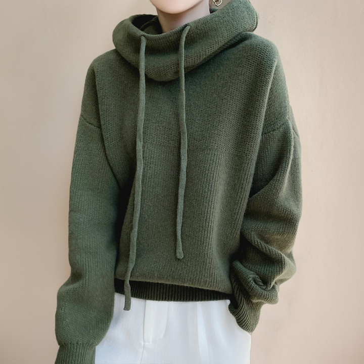 Mila - Soft Hooded Pullover for Effortless Comfort