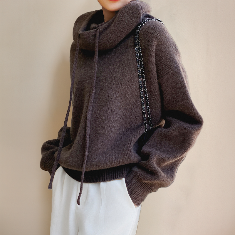 Mila - Soft Hooded Pullover for Effortless Comfort