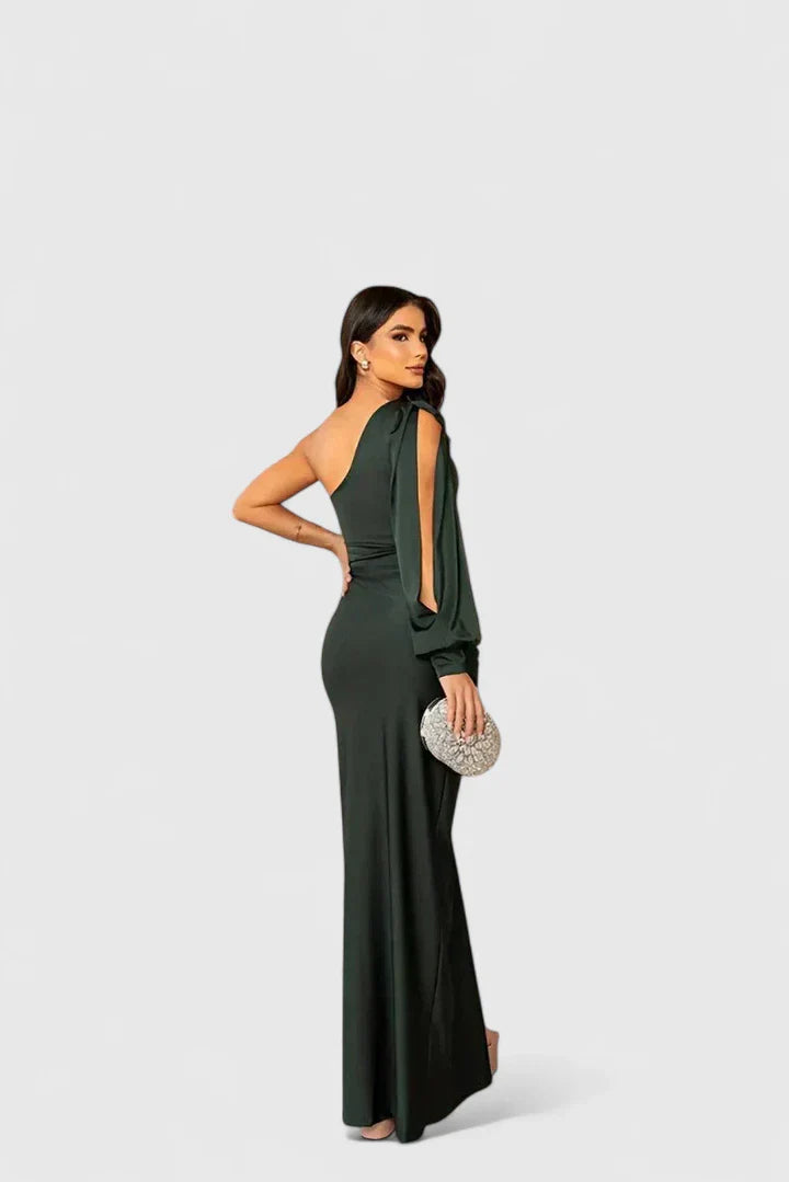 Hannah – Elegant One-Shoulder Maxi Dress for Unforgettable Evenings