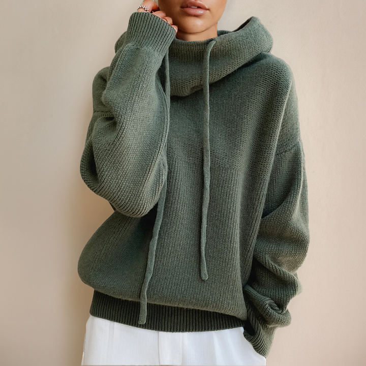 Mila - Soft Hooded Pullover for Effortless Comfort