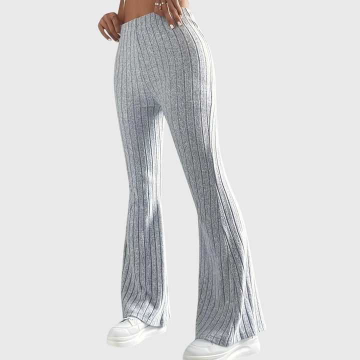Rachel - Ribbed Flare Pants for Effortless Confidence