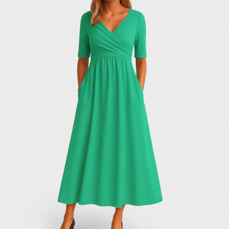 Margaret – Elegant Midi Dress for Effortless Everyday Sophistication