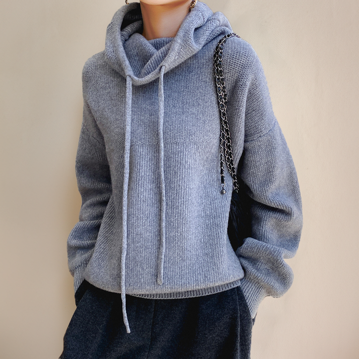 Mila - Soft Hooded Pullover for Effortless Comfort