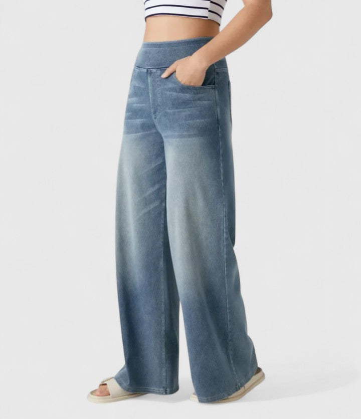 Leticia - Wide-Leg Denim Pants for Effortless Confidence