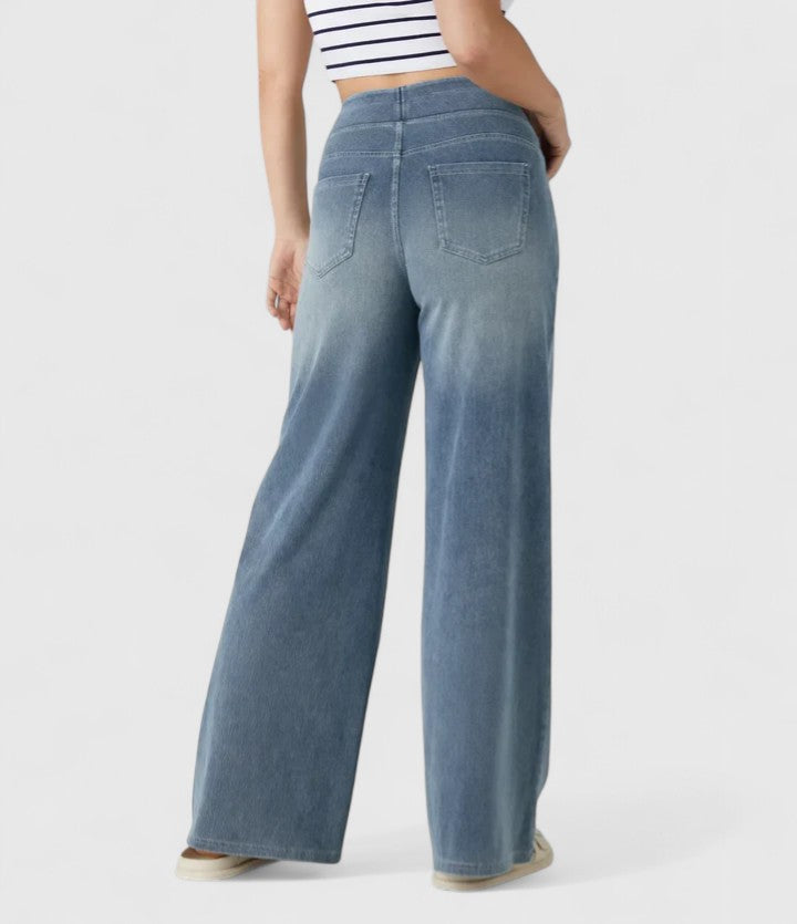 Leticia - Wide-Leg Denim Pants for Effortless Confidence