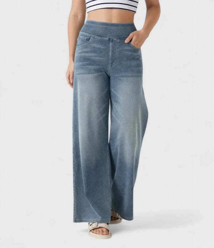 Leticia - Wide-Leg Denim Pants for Effortless Confidence