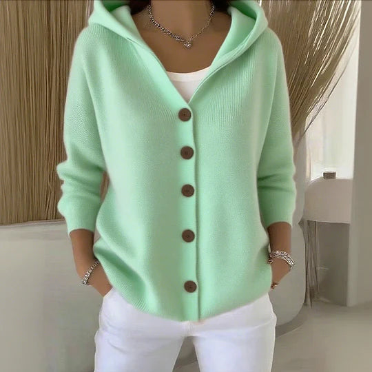 ZOÉ - SOFT HOODED CARDIGAN FOR EFFORTLESS EVERYDAY EASE