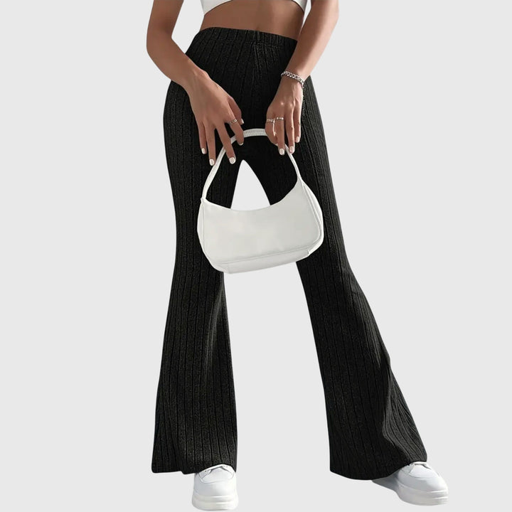 Rachel - Ribbed Flare Pants for Effortless Confidence