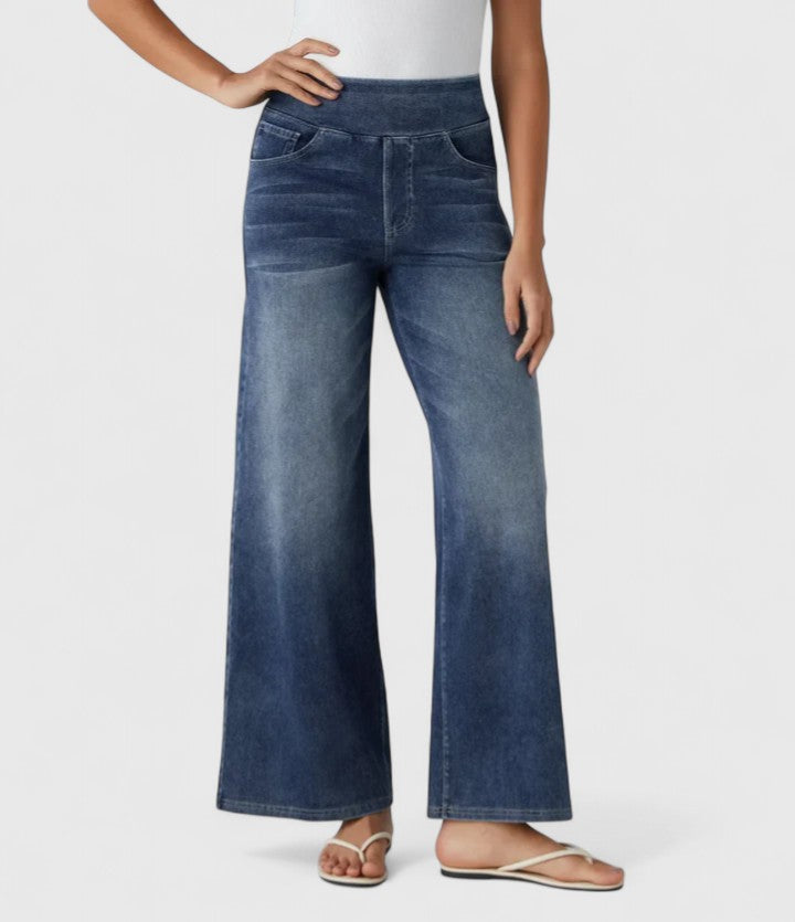 Leticia - Wide-Leg Denim Pants for Effortless Confidence