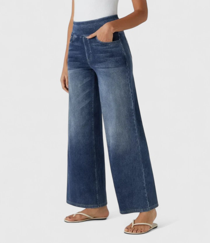 Leticia - Wide-Leg Denim Pants for Effortless Confidence