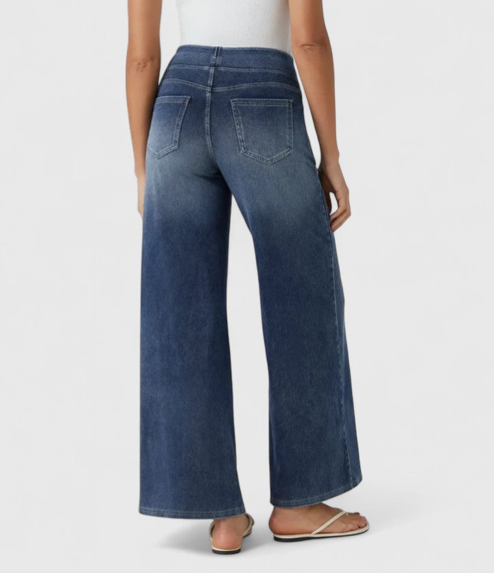 Leticia - Wide-Leg Denim Pants for Effortless Confidence