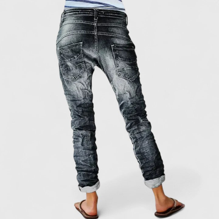 Willow - Relaxed Denim Pants for Effortless Style