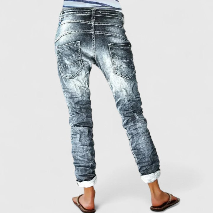 Willow - Relaxed Denim Pants for Effortless Style