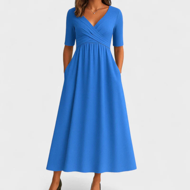 Margaret – Elegant Midi Dress for Effortless Everyday Sophistication