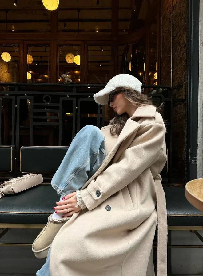 Arielle - Timeless Long Coat for Effortless Sophistication
