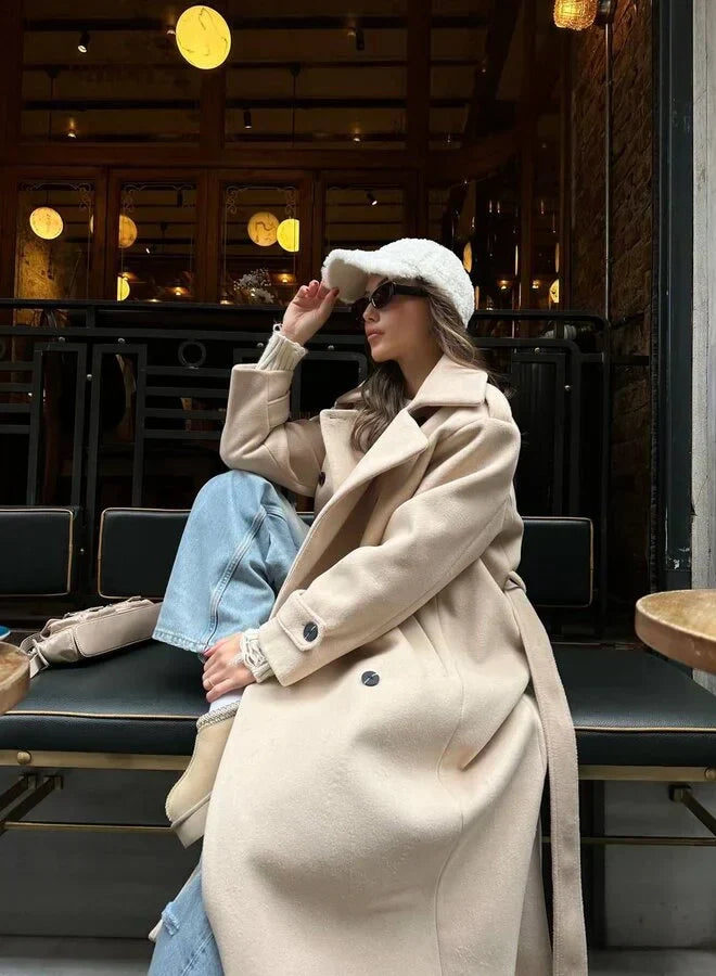 Arielle - Timeless Long Coat for Effortless Sophistication