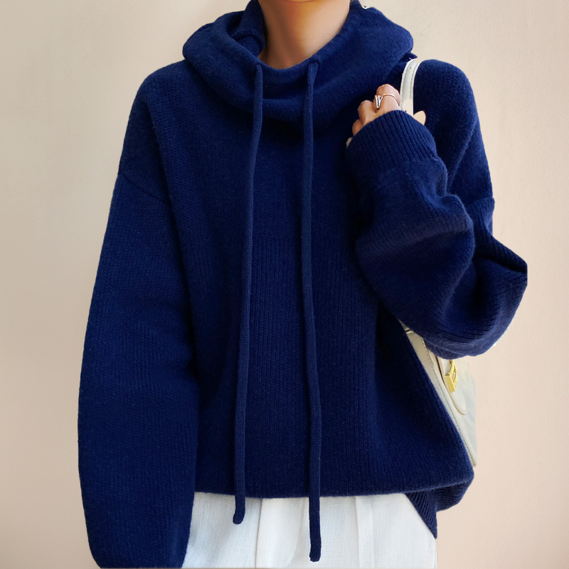 Mila - Soft Hooded Pullover for Effortless Comfort