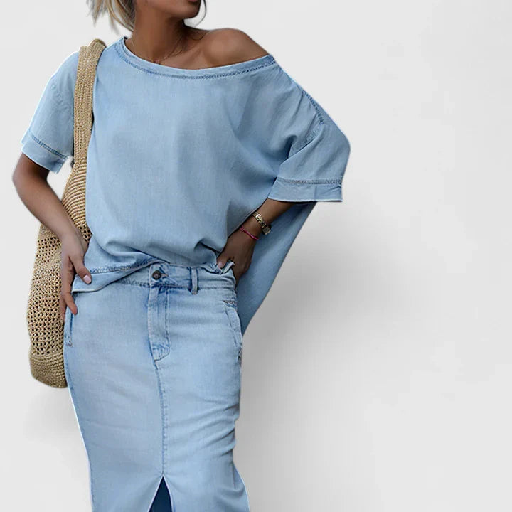 Mia – Classic Maxi Skirt for Effortless Everyday Style