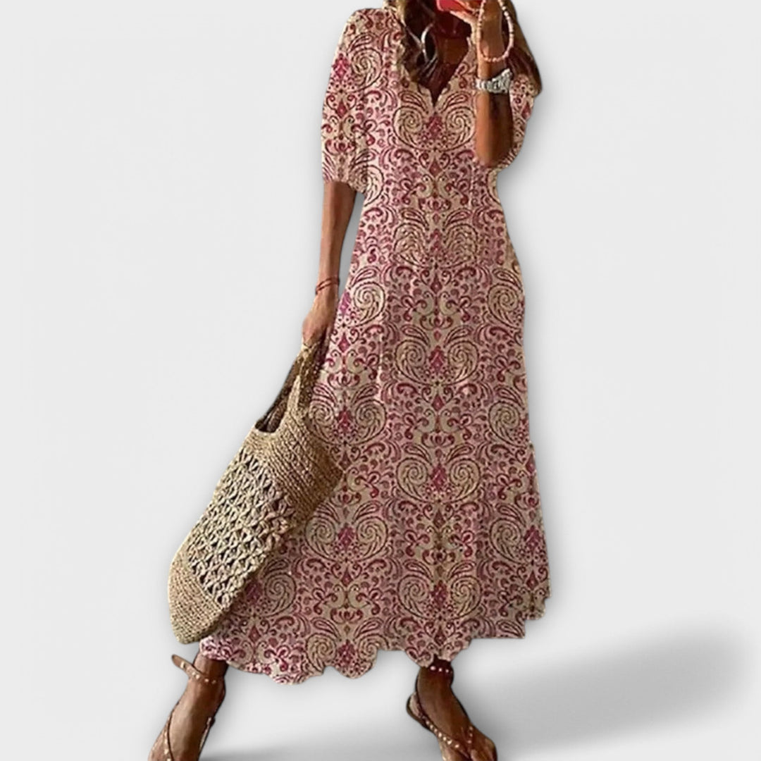 Luna - Bohemian Maxi Dress for Sunlit Days