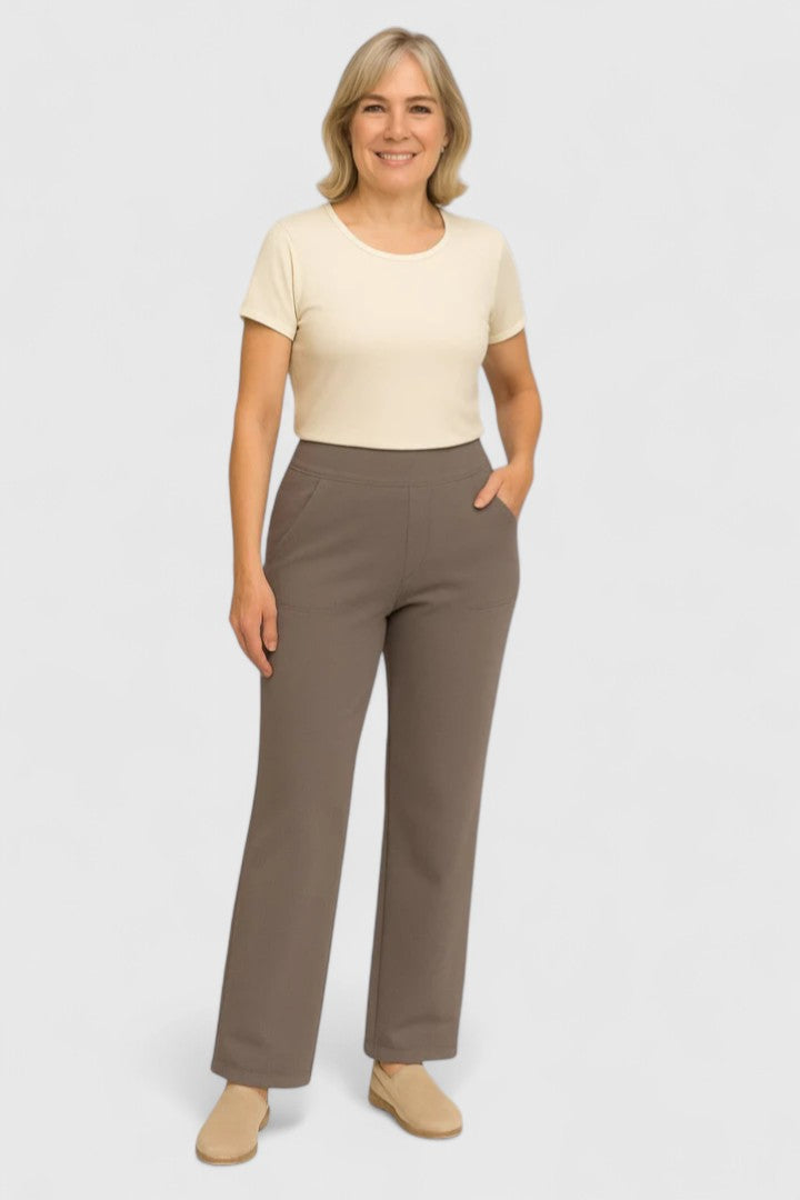 Halie - Effortless Pull-On Pants for Everyday Elegance